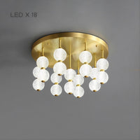 CARA Ceiling Chandelier by Lampadom - angle view