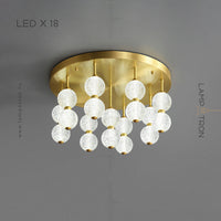 CARA Ceiling Chandelier by Lampadom - detail view