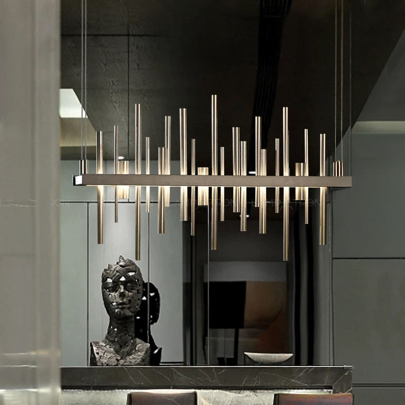 CARBON Linear Chandelier