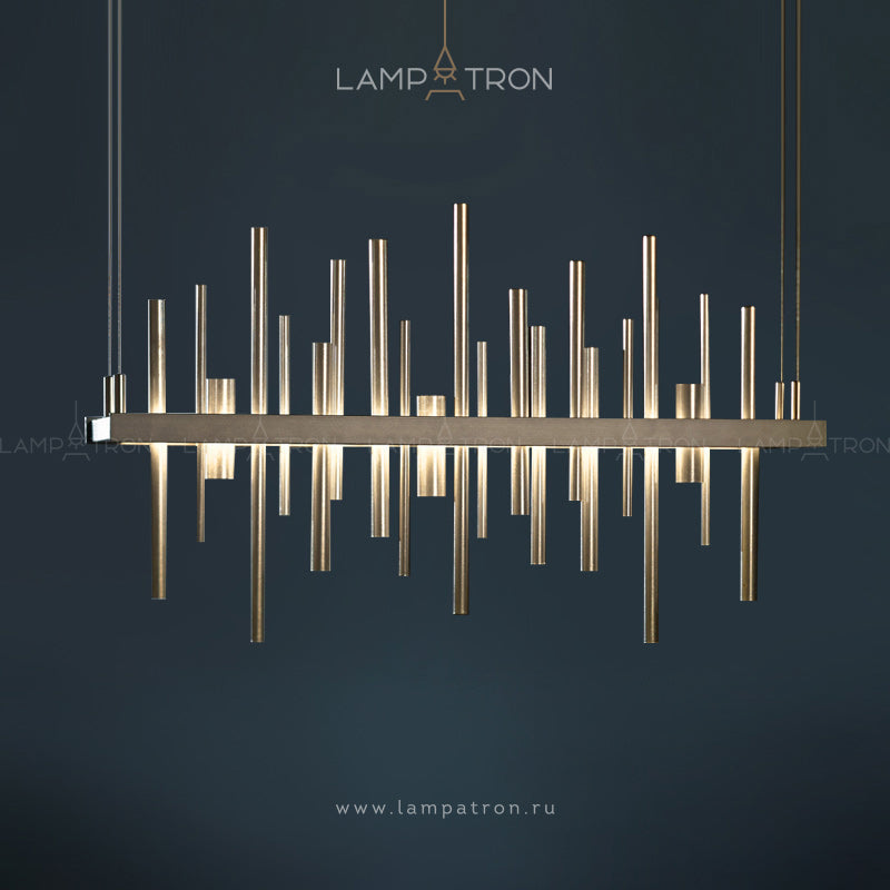 CARBON Linear Chandelier