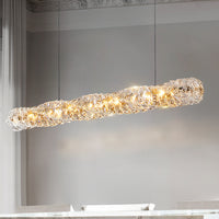 CARE Linear Chandelier by Lampadom - detail view