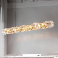 CARE Linear Chandelier by Lampadom - close-up