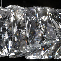 CARE Linear Chandelier by Lampadom - side view