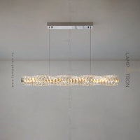 CARE Linear Chandelier by Lampadom - scale reference