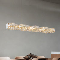 CARE Linear Chandelier by Lampadom - top view