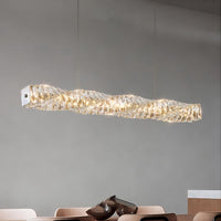 CARE Linear Chandelier by Lampadom - angle view
