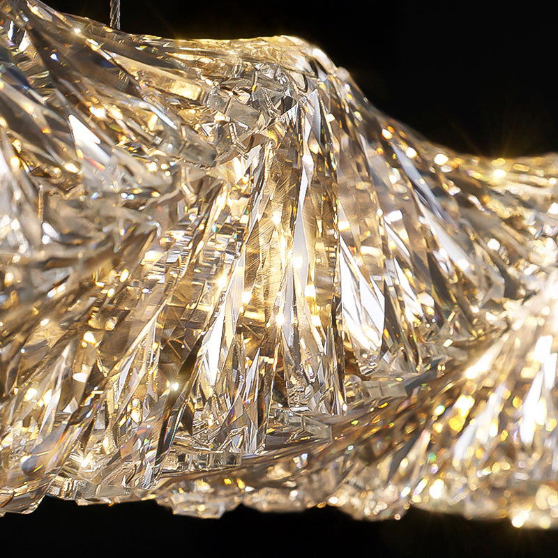 CARE Linear Chandelier by Lampadom - detail view