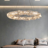 CARE RING Ring Chandelier by Lampadom - ambient shot