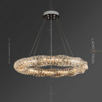 CARE RING Ring Chandelier by Lampadom - ambient shot