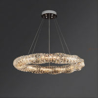 CARE RING Ring Chandelier by Lampadom - scale reference