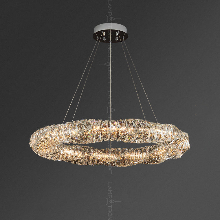 CARE RING Ring Chandelier by Lampadom - top view