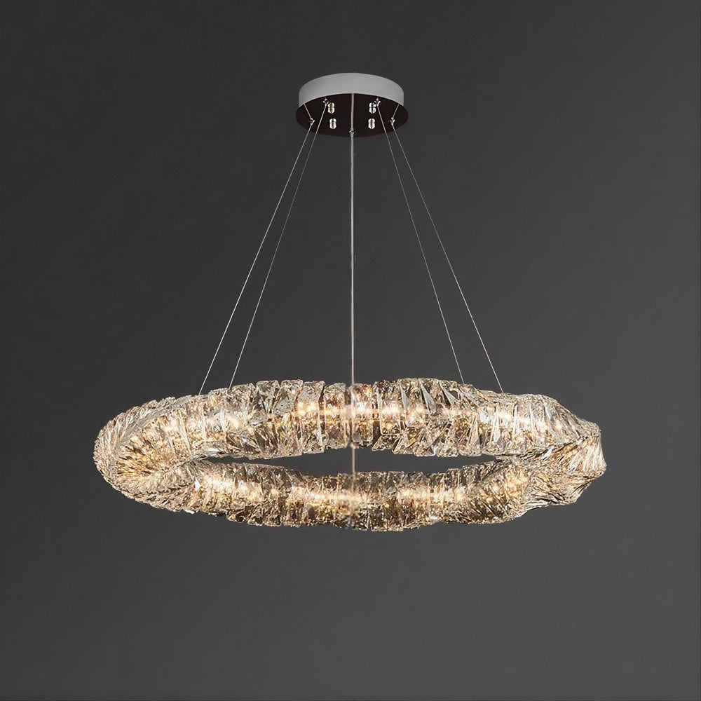 CARE RING Ring Chandelier by Lampadom - close-up