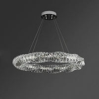 CARE RING Ring Chandelier by Lampadom - side view