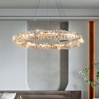 CARE RING Ring Chandelier by Lampadom - ambient shot