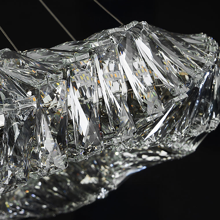 CARE RING Ring Chandelier by Lampadom - top view