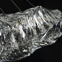 CARE RING Ring Chandelier by Lampadom - angle view