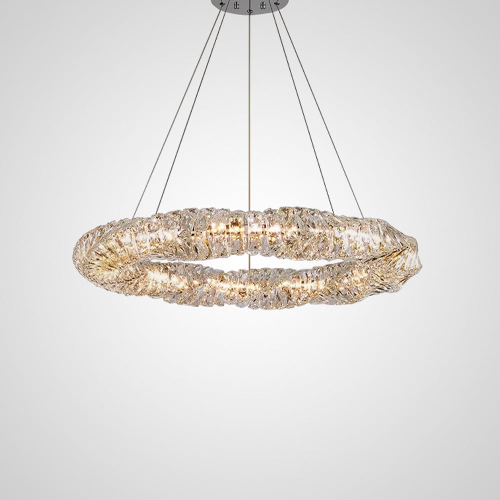CARE RING Ring Chandelier by Lampadom - detail view