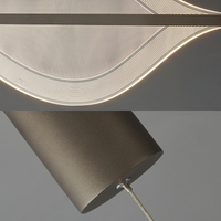 CARLANTON B Linear Chanderlier by Lampadom - detail view
