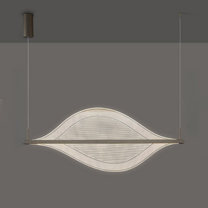 CARLANTON B Linear Chanderlier by Lampadom - side view