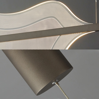 CARLANTON  Linear Chandelier by Lampadom - close-up