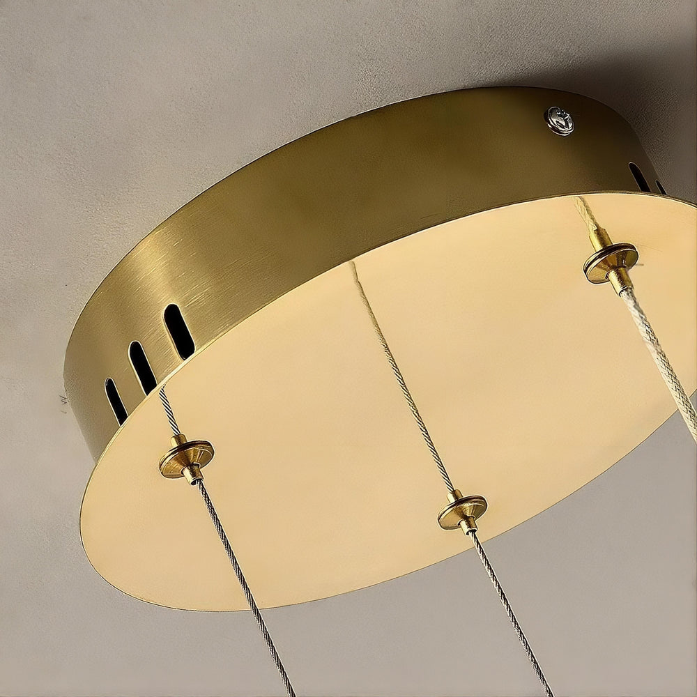 CARMEN ONE Ring Chandelier by Lampadom - detail view