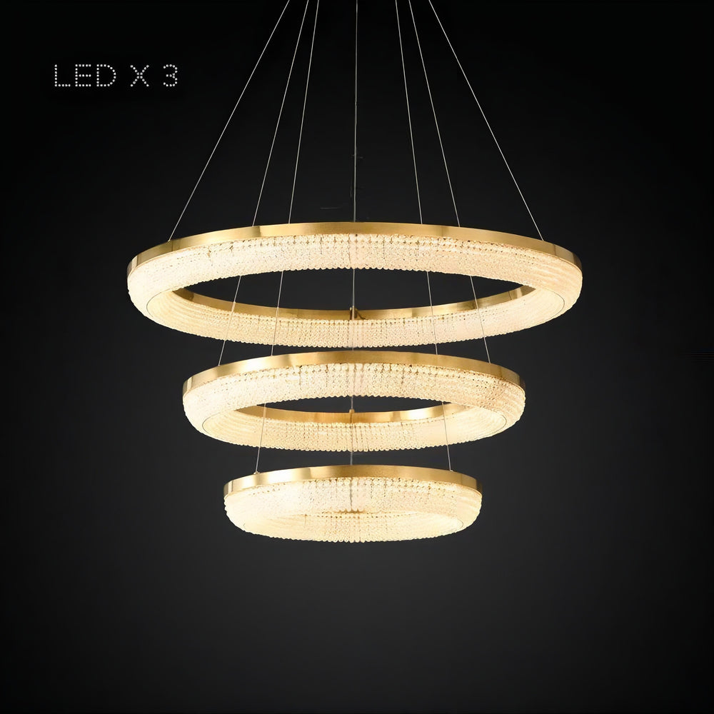 CARMEN Ring Chandelier by Lampadom - detail view