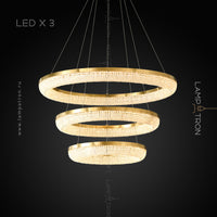 CARMEN Ring Chandelier by Lampadom - ambient shot