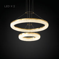 CARMEN Ring Chandelier by Lampadom - scale reference