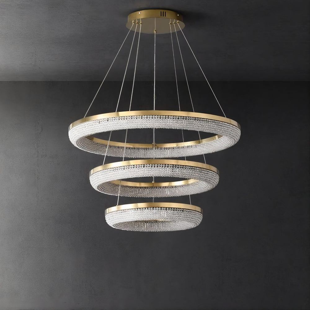 CARMEN Ring Chandelier by Lampadom - ambient shot
