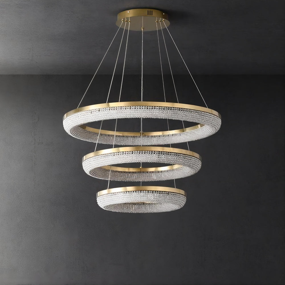 CARMEN Ring Chandelier by Lampadom - top view
