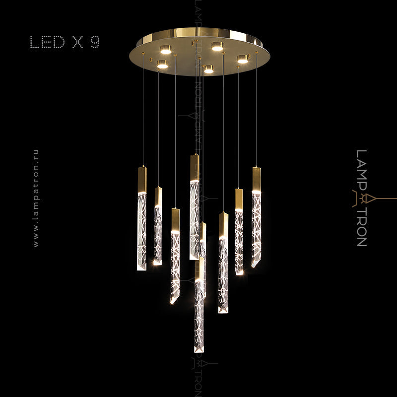 CARN COMBO Cascade Light by Lampadom - close-up
