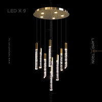 CARN COMBO Cascade Light by Lampadom - close-up