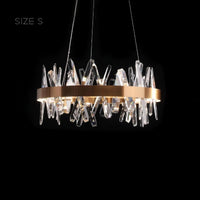 CAROLA CROSS Ring Chandelier by Lampadom - top view
