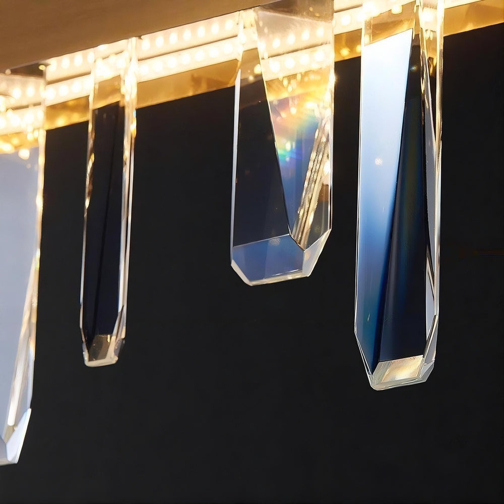 CAROLA Linear Chandelier by Lampadom - side view