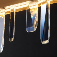 CAROLA Linear Chandelier by Lampadom - side view