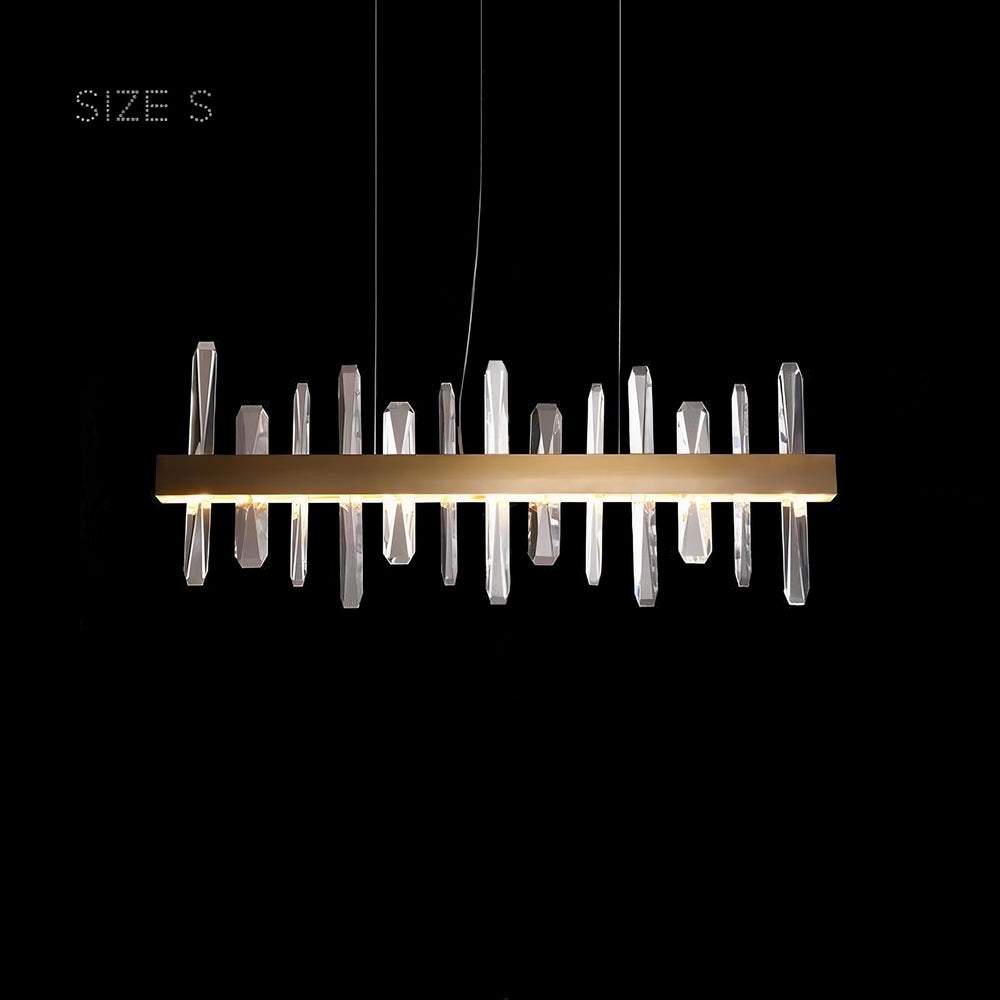 CAROLA Linear Chandelier by Lampadom - top view