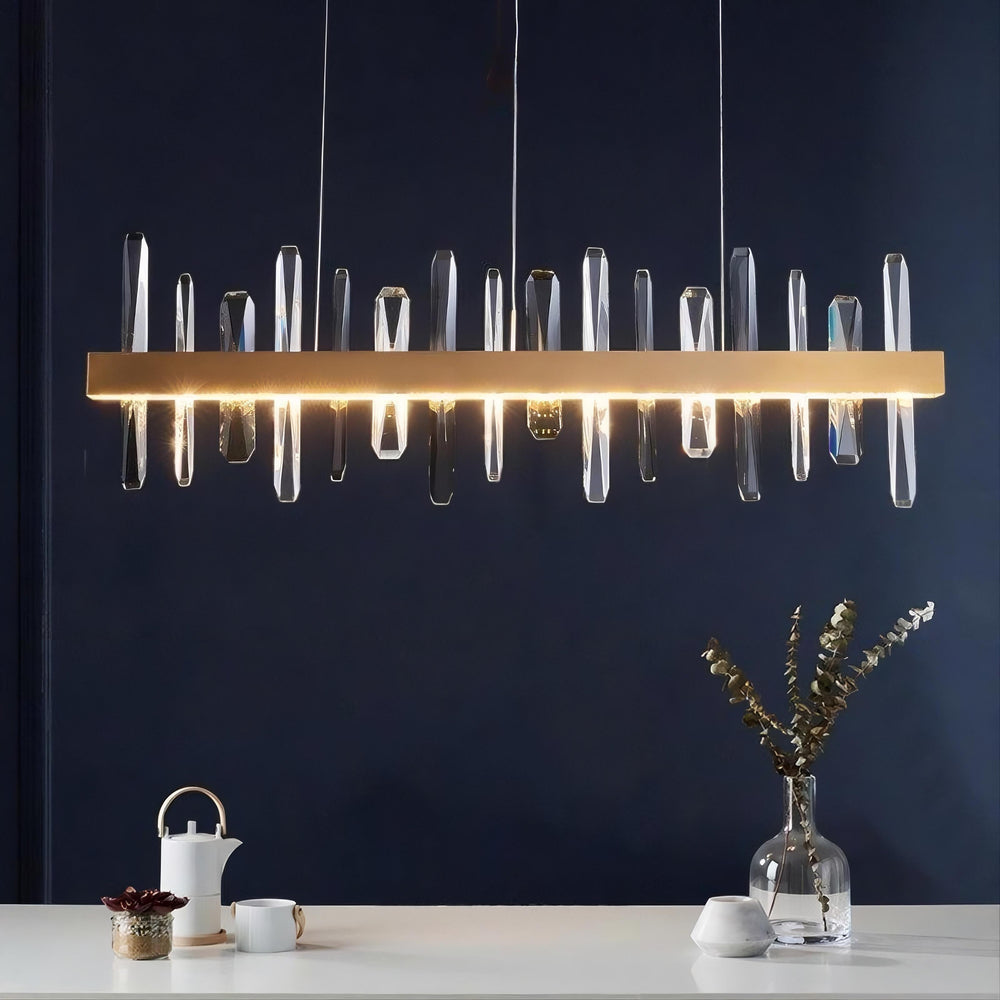 CAROLA Linear Chandelier by Lampadom - detail view
