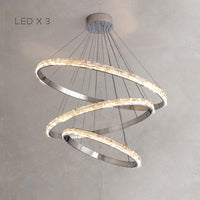 CAROLIN Ring Chandelier by Lampadom - ambient shot