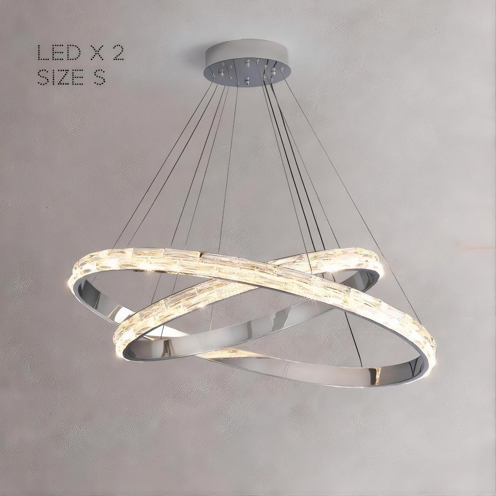 CAROLIN Ring Chandelier by Lampadom - top view