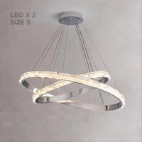 CAROLIN Ring Chandelier by Lampadom - top view