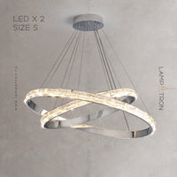 CAROLIN Ring Chandelier by Lampadom - ambient shot