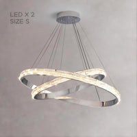 CAROLIN Ring Chandelier by Lampadom - detail view