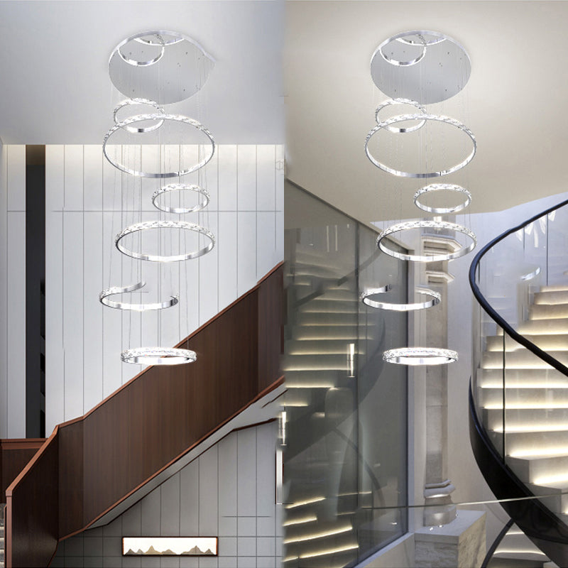 CAROLIN Ring Chandelier by Lampadom - ambient shot