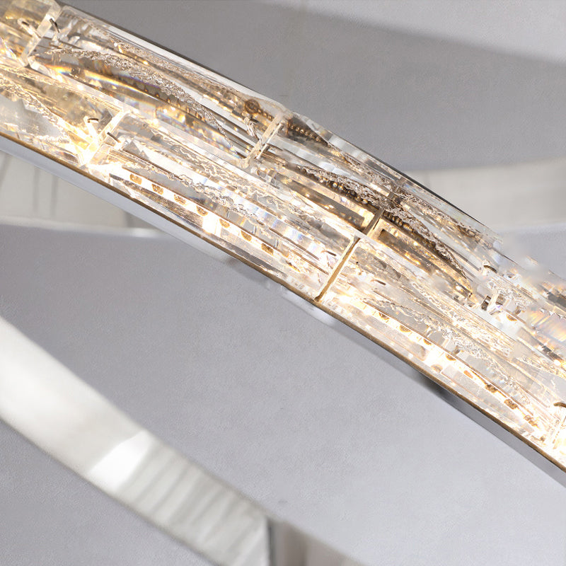 CAROLIN Ring Chandelier by Lampadom - scale reference