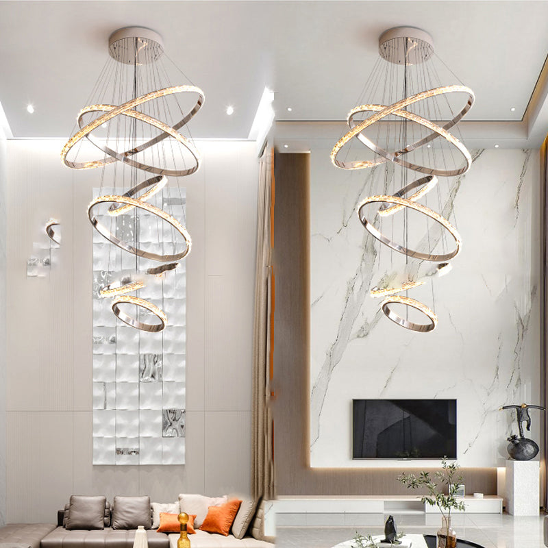 CAROLIN Ring Chandelier by Lampadom - close-up