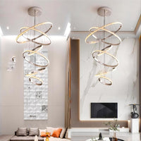 CAROLIN Ring Chandelier by Lampadom - top view