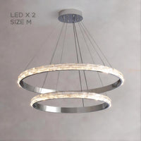 CAROLIN Ring Chandelier by Lampadom - angle view