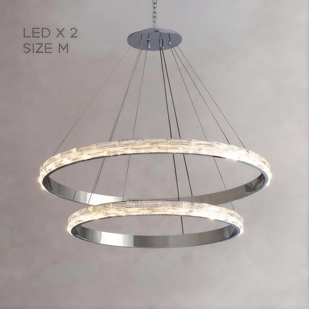 CAROLIN Ring Chandelier by Lampadom - detail view
