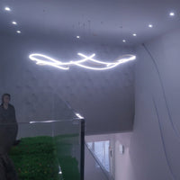 CARSTEN Linear Chandelier by Lampadom - ambient shot