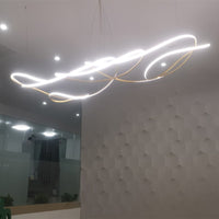 CARSTEN Linear Chandelier by Lampadom - close-up